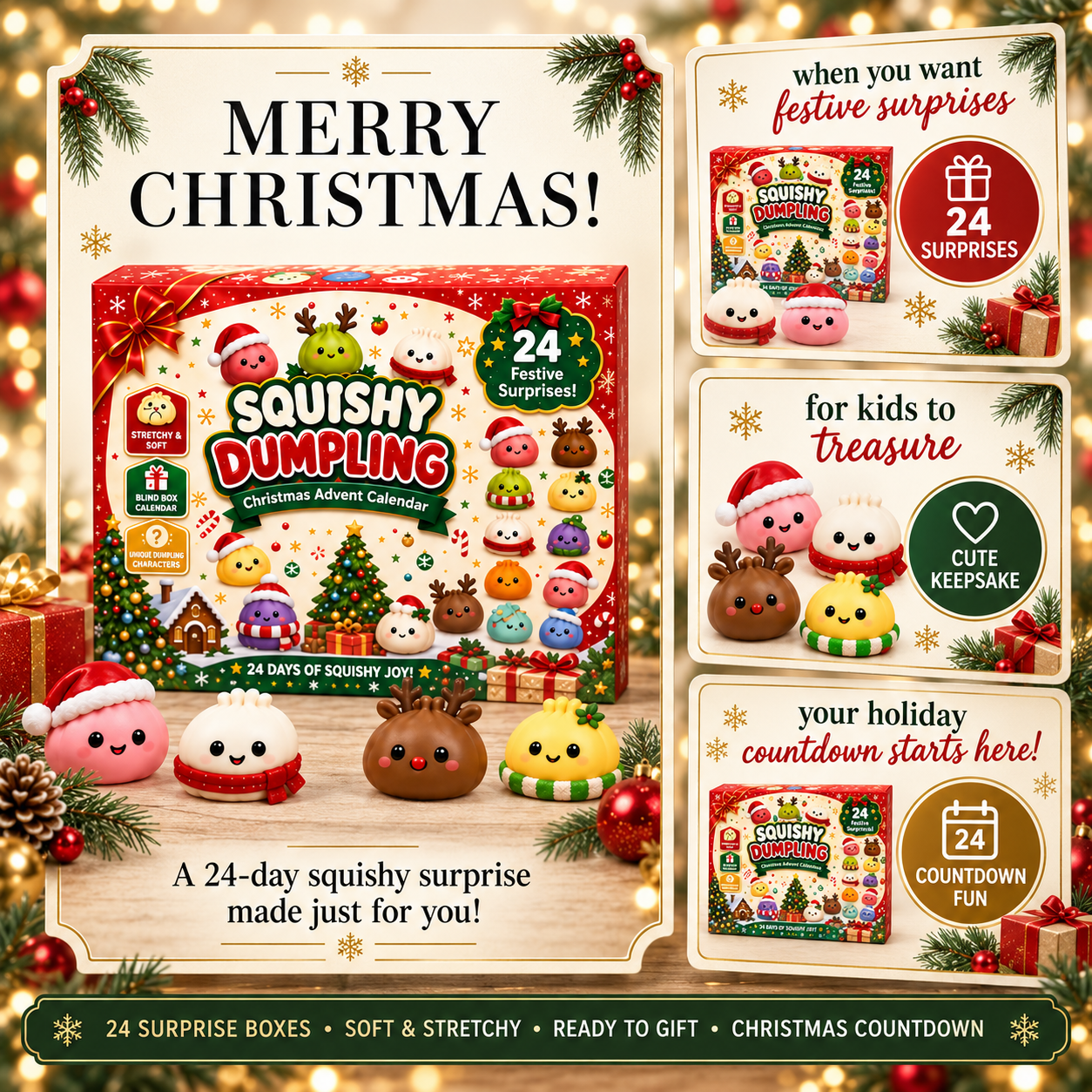 Squishmas™ 24-Day Squishy Advent Calendar